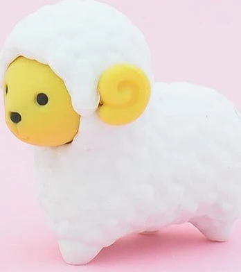 IWAKO trintukas – dėlionė „Sheep” White