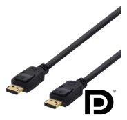 Kabelis DELTACO DP-1030D, DisplayPort, 3m, 4K UHD, DP 1.2, juodas kaina
