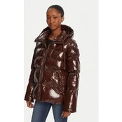 PINKO Žieminė striukė Eleodoro 101597 A2P7 Ruda Regular Fit