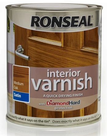 Greitai džiūstantis lakas RONSEAL, raudonmedžio sp., 250 ml