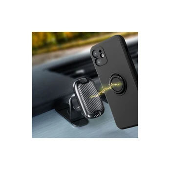 Dėklas Oem SILICONE RING Case for XIAOMI Redmi NOTE 13 PRO 5G juodas