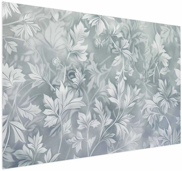 Artgeist Plakatas - Worn Floral Patterns in Muted Turquoises