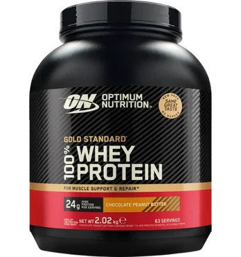 Optimum Nutrition 100% Whey Gold Standard, Chocolate Peanut Butter, 2010 g