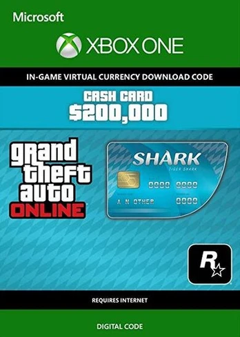 GTA Online Tiger Shark Cash Card Xbox One