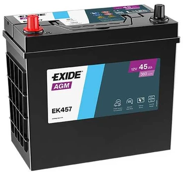 EXIDE EK457 45Ah 380A (EN) AGM akumuliatorius