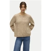 Vero Moda Megztinis Ingrid 10331365 Smėlio Regular Fit