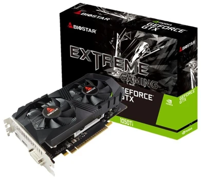 Biostar VN1055TF41 vaizdo plokštė NVIDIA GeForce GTX 1050 Ti 4 GB GDDR5