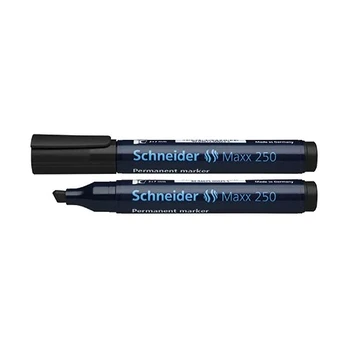 Permanentinis žymeklis SCHNEIDER MAXX 250, juodas, vnt.