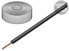 Wire | H07Z-K | stranded | Cu | 2.5mm2 | LSZH | black | 450V,750V | 100m kaina