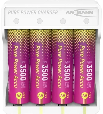 Ansmann Ansman lithium charger Pure Power Set + 4× Micro AA