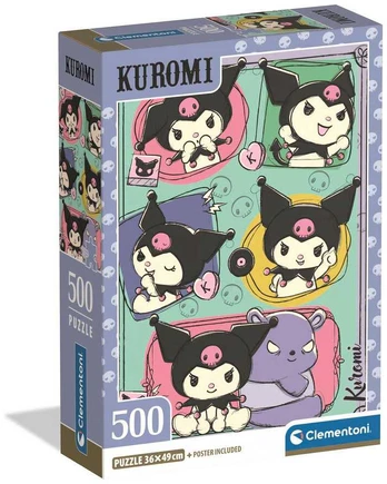 Clementoni CLE puzzle 500 Kuromi Compact Box 35622