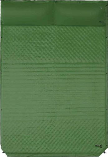 NC4060 Žalias DOUBLE SELF-INFLATING MAT WITH PILLOW NILS CAMP