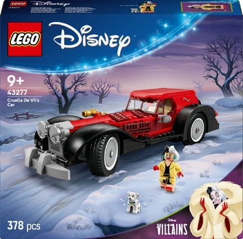 LEGO Disney 43277 Kruelos De Vil automobilis
