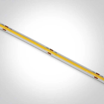 8W/m lanksti COB LED juosta, 24V, 3000K, 5m ritė