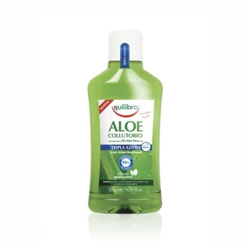 "Equilibra Fluor Aloe Triple Action" Burnos skalavimo skystis 500ml