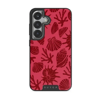 Solace - Samsung Galaxy S25 Case, Elite Dark (Magnetic) / Silver