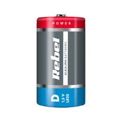 Baterija LR20 Rebel kaina