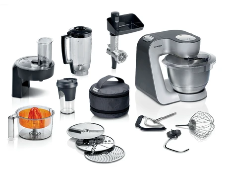 Virtuvinis kombainas Bosch MUM58359 Serija 4, Virtuvės kombainas, MUM 5, 1000 W, Sidabrinė