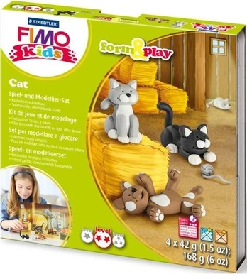 Staedtler FIMO Set Mod.masse Fimo kids F&P cat