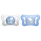 CHICCO čiulptukas MICRO', blue, SIL, 0-2 mėn., 2 vnt., 00075126210000 kaina