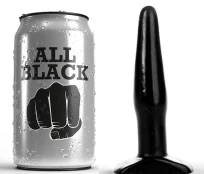 Analinis dildo ALL BLACK 11 cm kaina