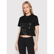 Guess Marškinėliai V2YI06 K8HM0 Juoda Regular Fit