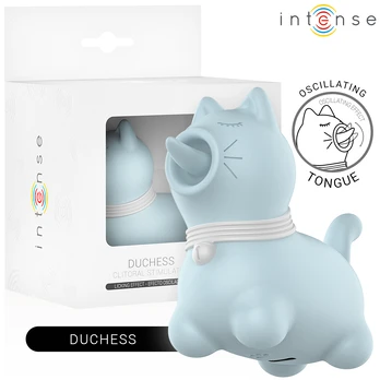 Intense Fun INTENSE - DUCHESS STIMULATOR WITH ROTATING TONGUE 360º Mėlynas