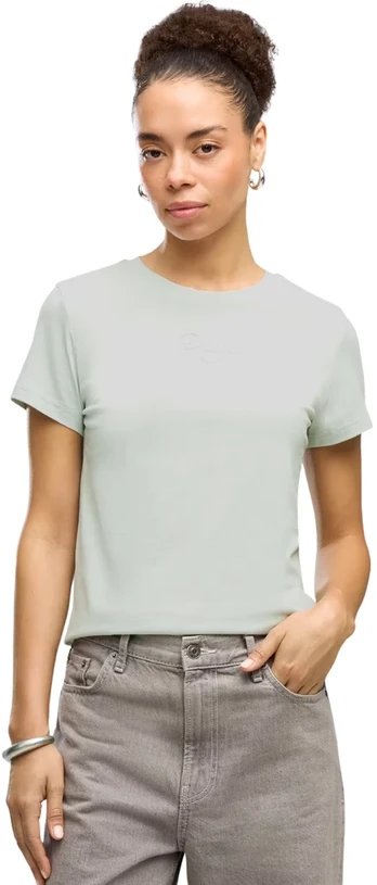 Moteriški marškinėliai Puma ESS Script Tee miętowa 691760 29 (S)