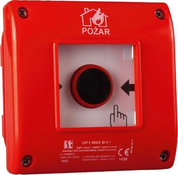 Spamel 1Z 1R raudonos spalvos dangtelis (OP1-W01-B11)