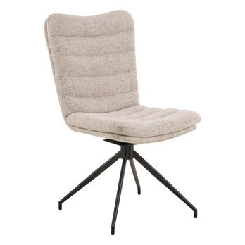 Valgomojo kėdė Grafton Cona 9, matinė, smėlio, 65 cm x 50.5 cm x 96.5 cm
