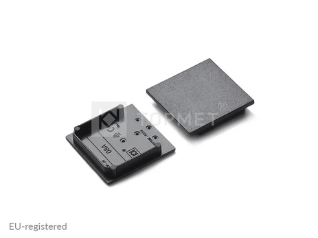 LED juostos profilio VARIO30-08ABCD užbaigimo elementai, juodi, 8vnt.