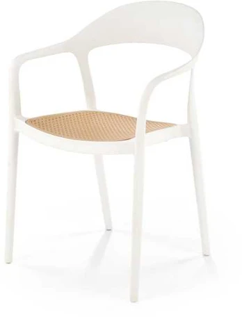 K530 chair baltas / natural
