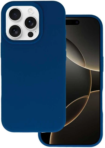 Tel Protect silikoninis Premium dėklas telefonui Apple iPhone 16 Pro Max mėlynos spalvos