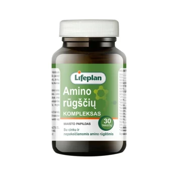 Amino rūgščių kompleksas su cinku Lifeplan, 30 tablečių