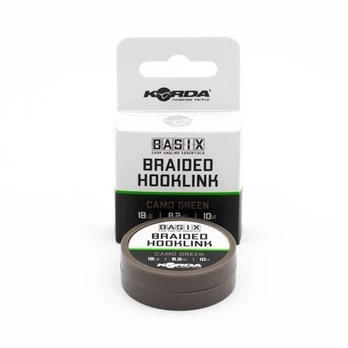 Valas pavadėliams Korda Basix Braided Hooklink 10m