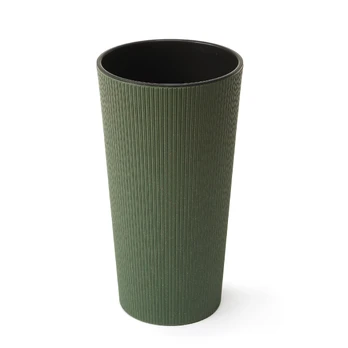 Vazonas Lamela Lilia 876-42, plastikinis, Ø 29.5 cm, žalias