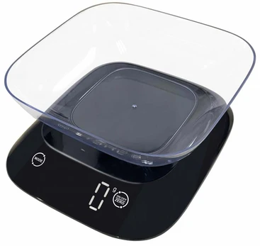 Elektroninės virtuvinės svarstyklės Rosberg Premium RP51651J, juodos
