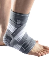 Įtvaras Gymstick Ankle Support 1.0, Universalus, pilka kaina