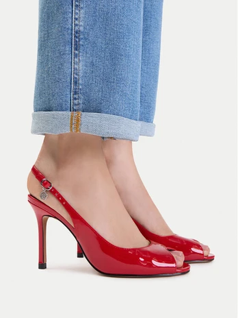 Nine West Basutės EO-TS6376-01 Tamsiai raudona