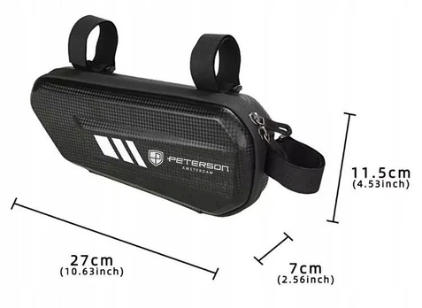 Polyester bumbag on bike PETERSON PTN 302-EVA