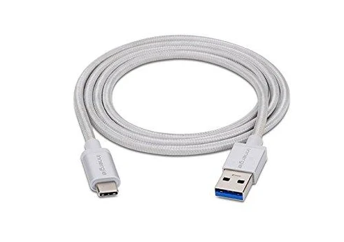 Kabelis USB Innergie USB-A - USB-C 1 m Sidabrinė (3082186500)