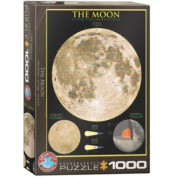 Dėlionė Eurographics, 6000-1007, The Moon, 1000 d.
