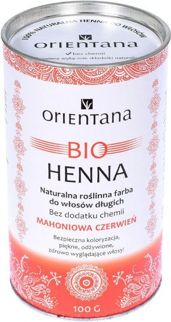 Orientana BIO Henna raudonmedžio raudonis 100g