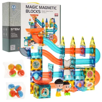 Klocki Magnetyczne Rinkinys 128 dalys