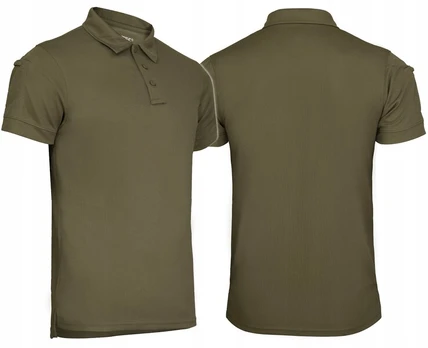 Termoaktyvūs polo marškinėliai Mil-Tec QuickDry Polo, olive