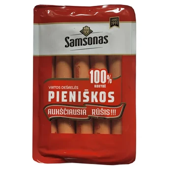 Virtos SAMSONO pieniškos dešrelės, 620 g