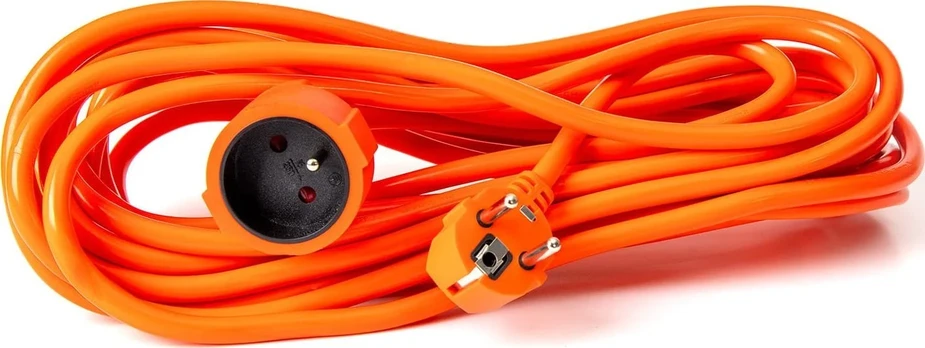 Prailginimo laidas 230V 10m 16A oranžinis PLATINET (46088)