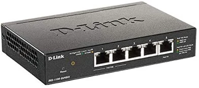 Komutatorius D-Link 5-Port Gigabit PoE Smart Managed Switch and PoE Extender DGS-1100-05PDV2 Web managed, Desktop
