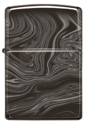 Žiebtuvėlis Zippo Marble Pattern Design 49812, juoda