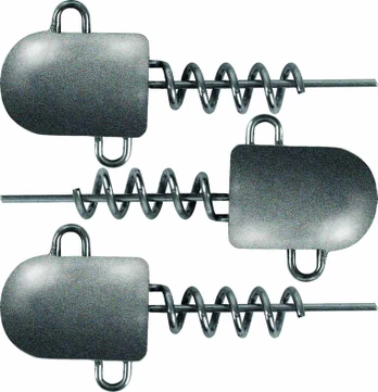Galvakabliai Fox Rage Corkscrew Bullet Jig Heads, 5 g, 3 vnt.